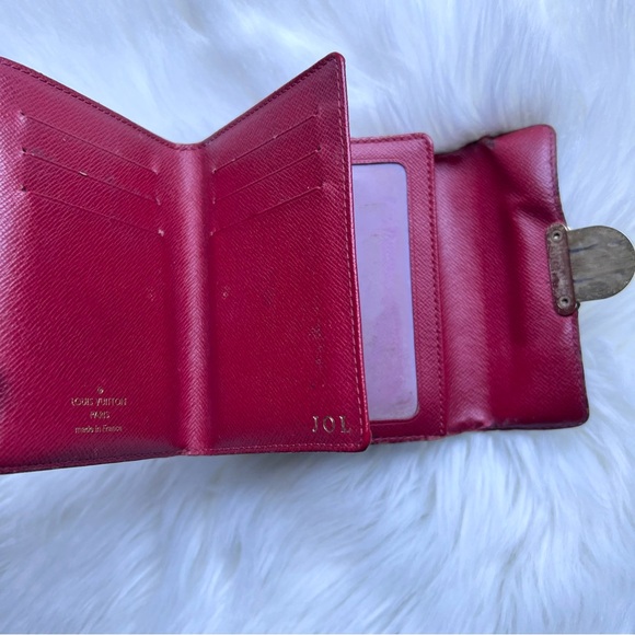 LOUIS VUITTON Trifold Wallet Koala Damier Brown Gold Hardware TN0190 FLAWED - Picture 6 of 16